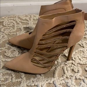 Jessica Simpson heeled booties. Used. Size 8.5